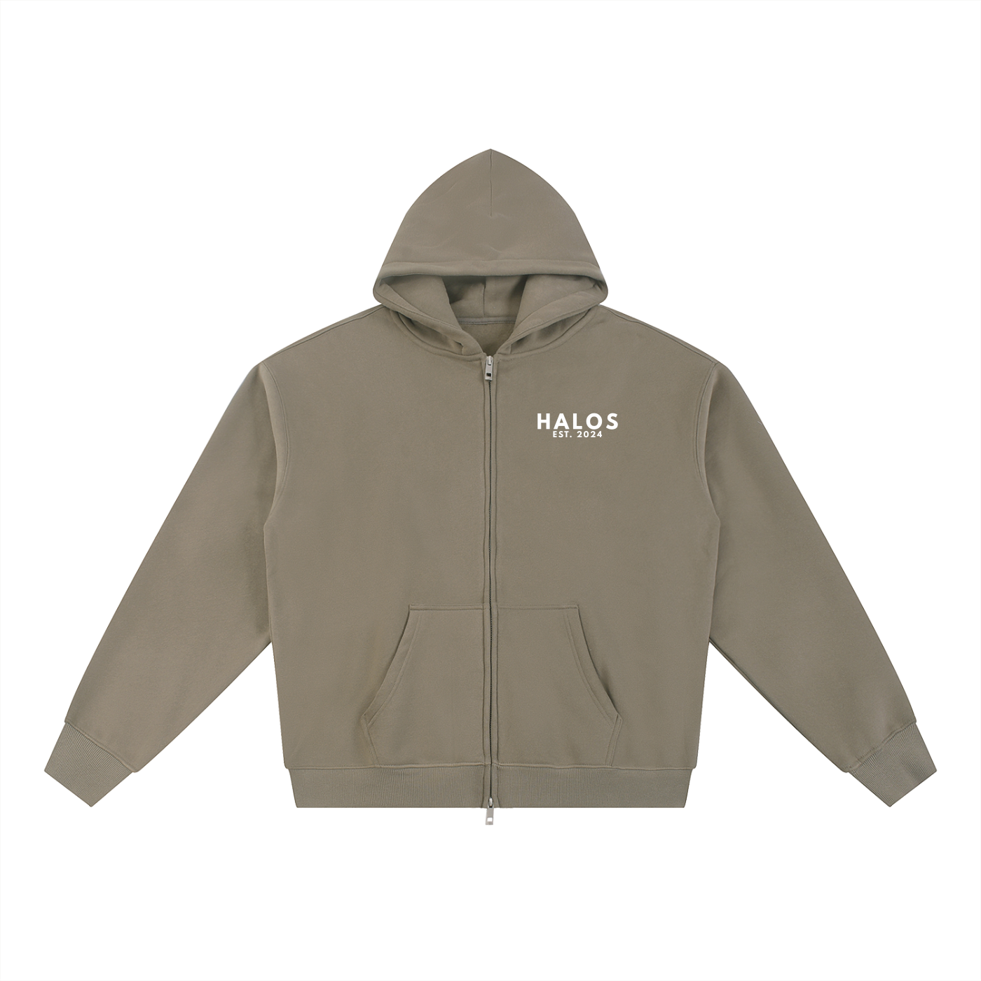 Essential Fleece Zip-Through Hoodie