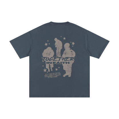 TOGETHER IN FAITH | Oversize Unisex T-shirt - Halos
