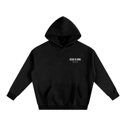 JESUS IS KING | Oversize Fleeced Hoodie