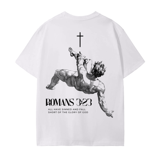 ROMANS 3:23 | Unisex Seamless Cotton T-Shirt