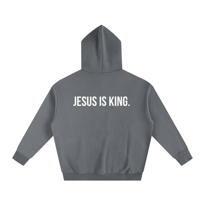 JESUS IS KING | Oversize Fleeced Hoodie