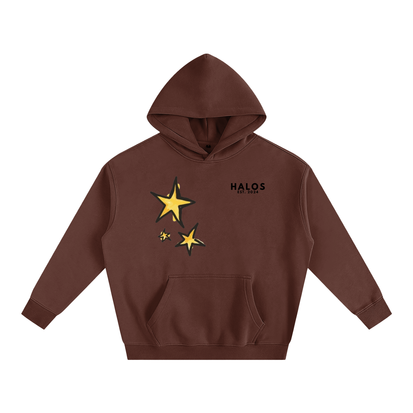 STAR design | Oversize Fleeced Hoodie