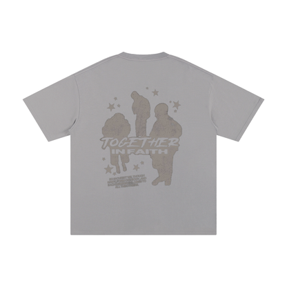 TOGETHER IN FAITH | Oversize Unisex T-shirt - Halos