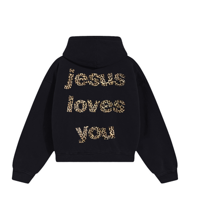 JESUS LOVES YOU CHEETAH PRINT