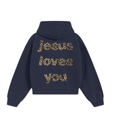 JESUS LOVES YOU CHEETAH PRINT