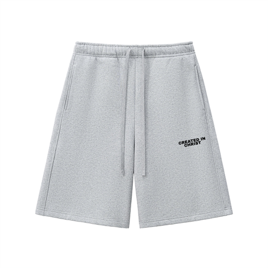 CREATED IN CHRIST sweat shorts