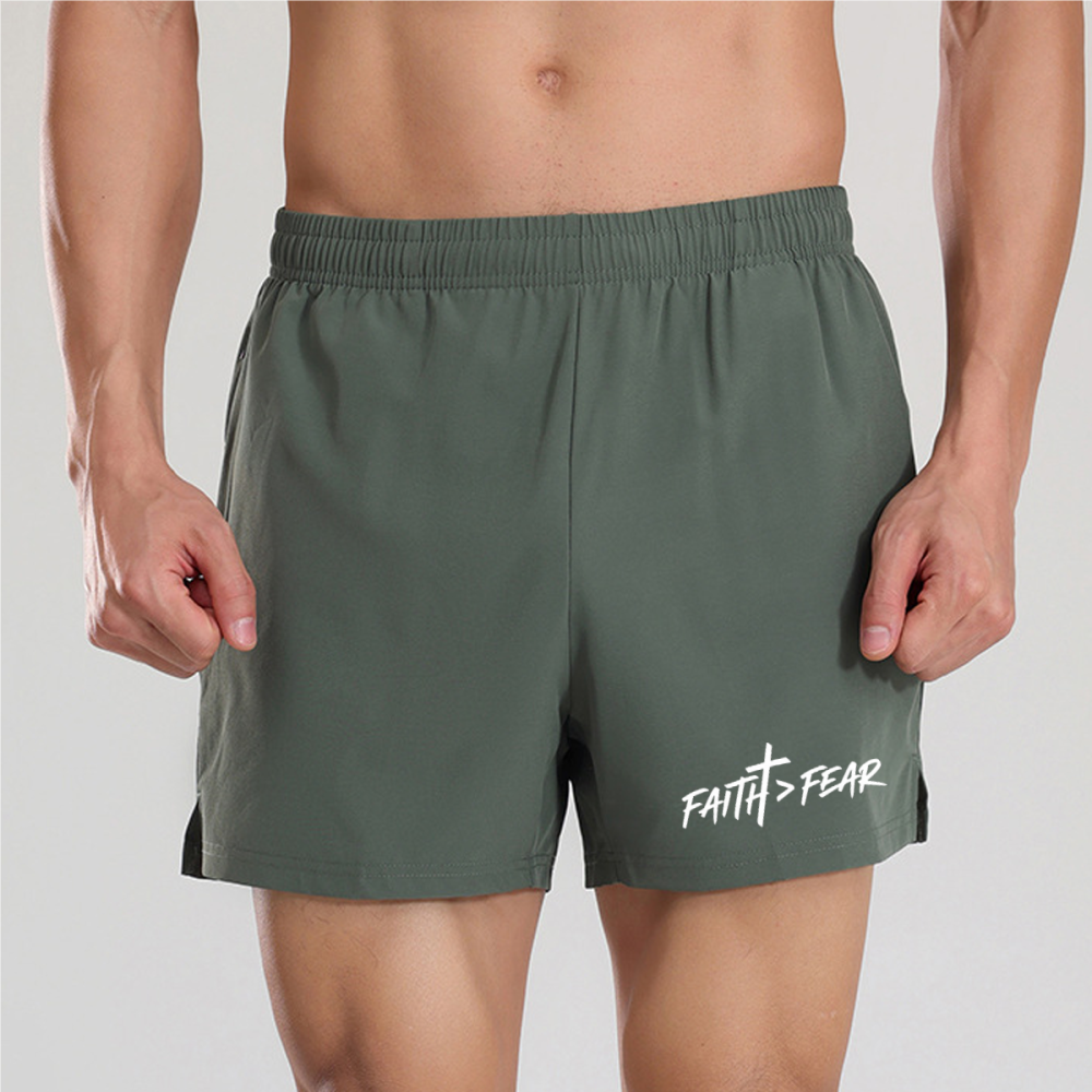 FAITH>FEAR | Men's 5 inch sport shorts