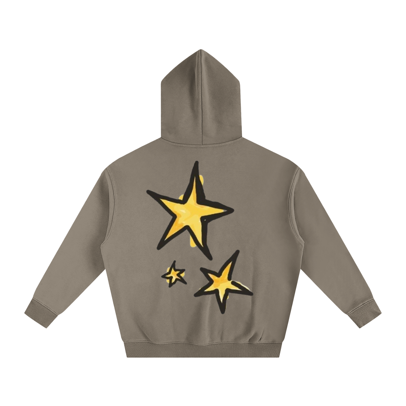 STAR design | Oversize Fleeced Hoodie