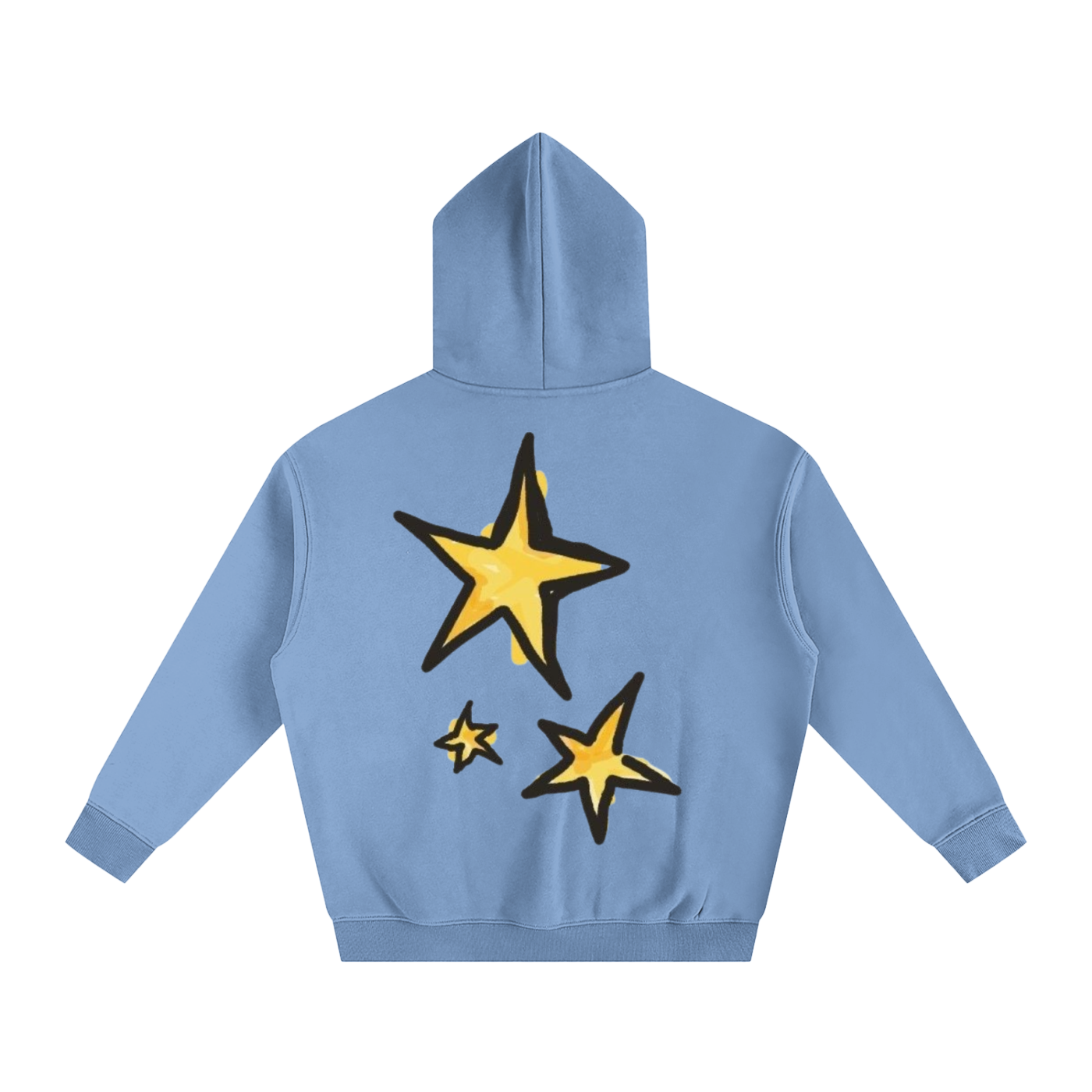STAR design | Oversize Fleeced Hoodie
