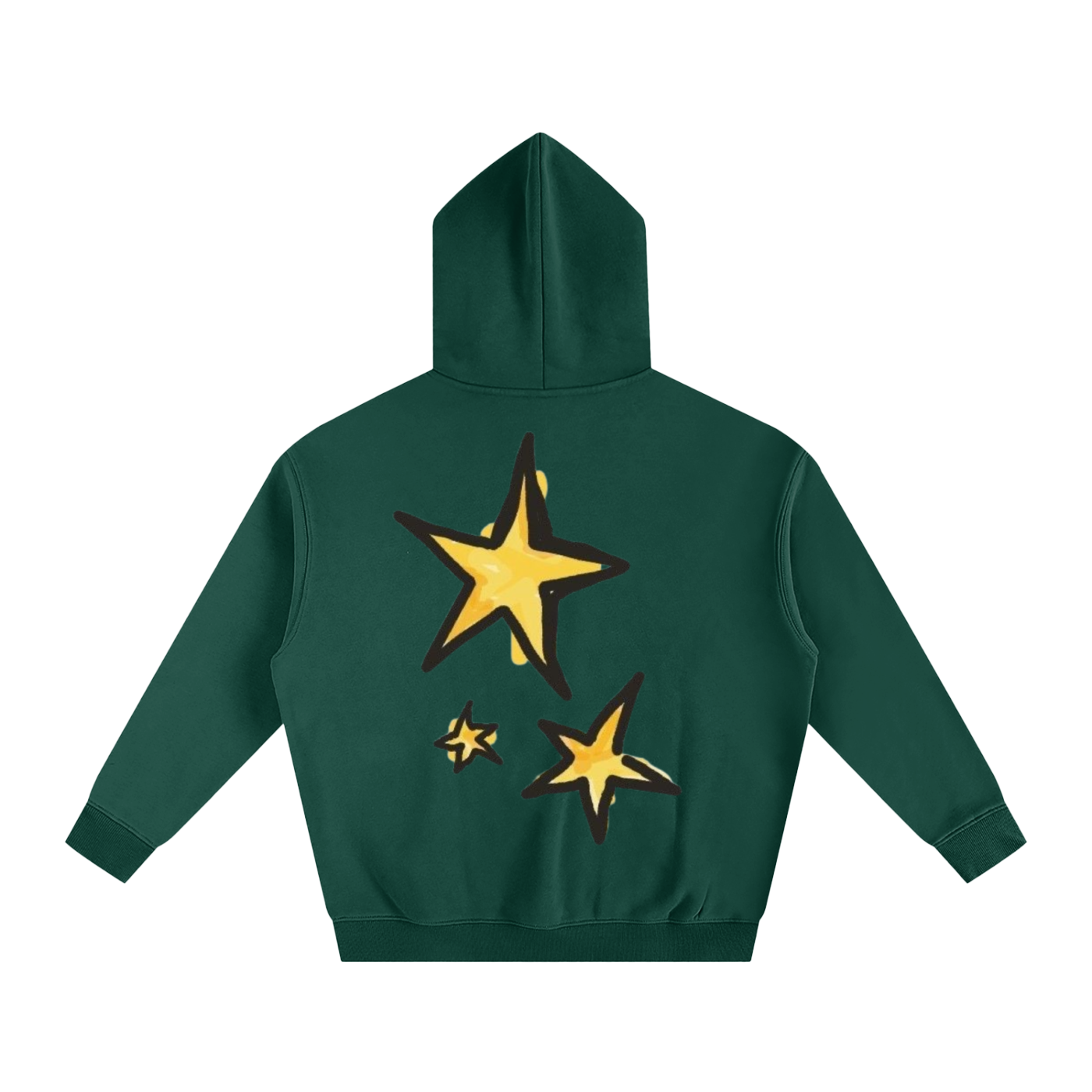 STAR design | Oversize Fleeced Hoodie