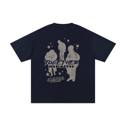 TOGETHER IN FAITH | Oversize Unisex T-shirt - Halos
