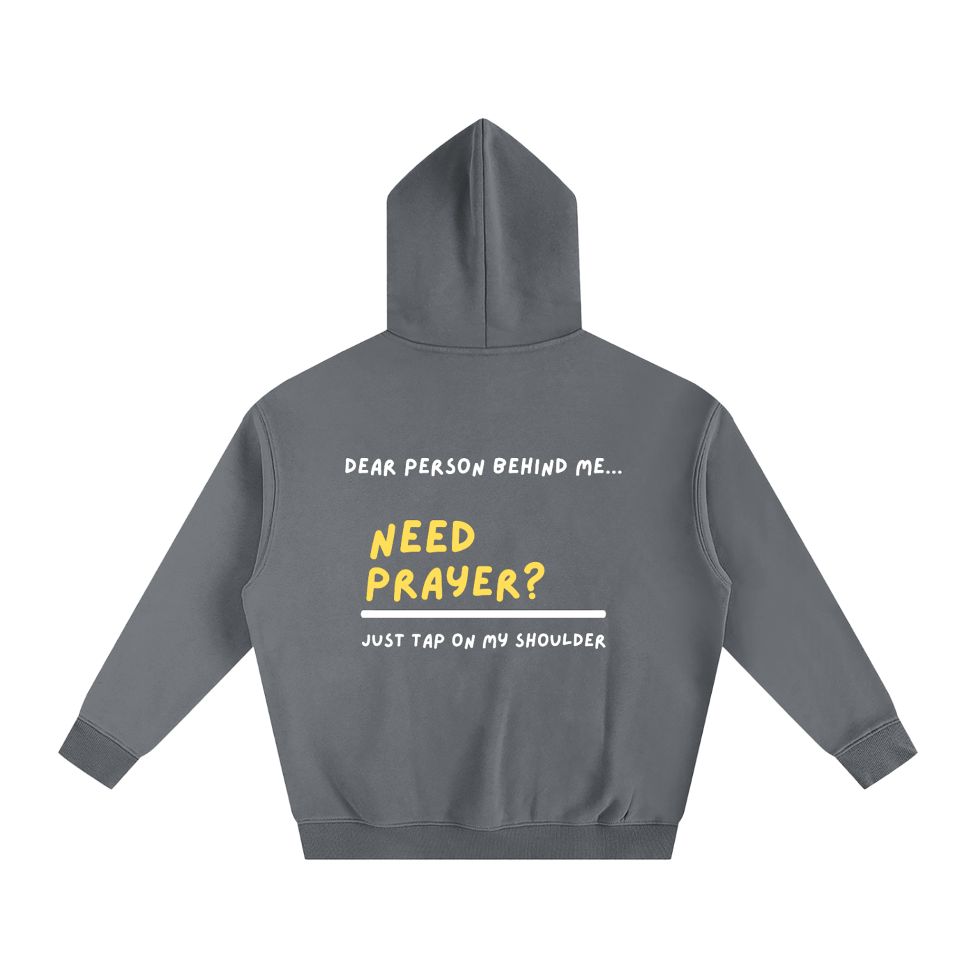 need prayer? | Oversize Fleeced Hoodie