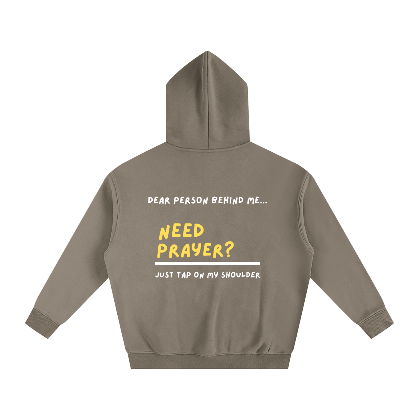 need prayer? | Oversize Fleeced Hoodie