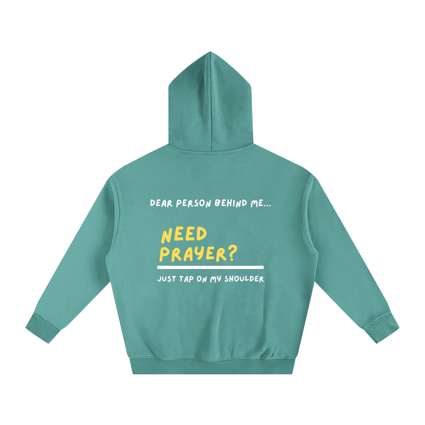 need prayer? | Oversize Fleeced Hoodie