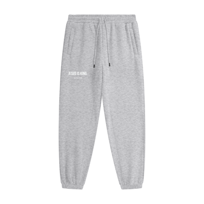 JESUS IS KING | Unisex Heavyweight Fleece Joggers