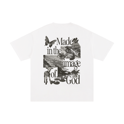 Made In the Image Of God | Oversize Unisex T-shirt - Halos