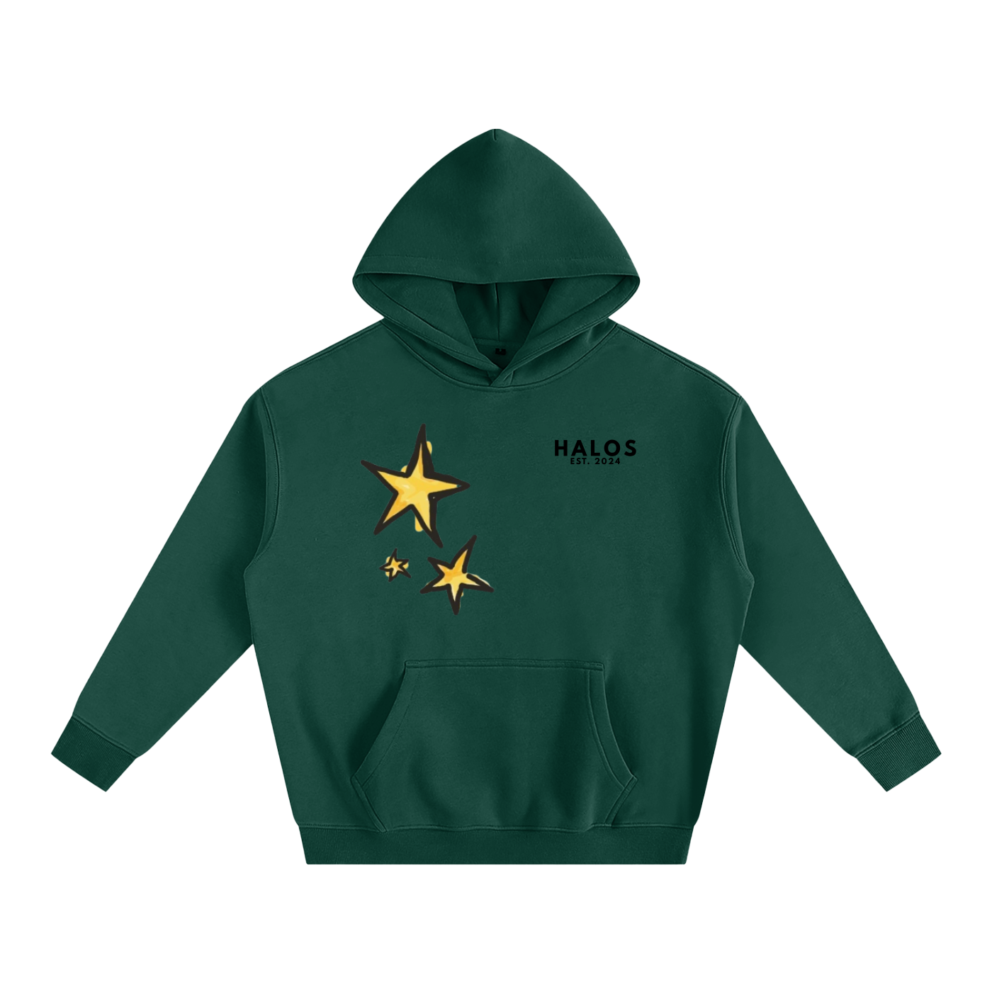 STAR design | Oversize Fleeced Hoodie