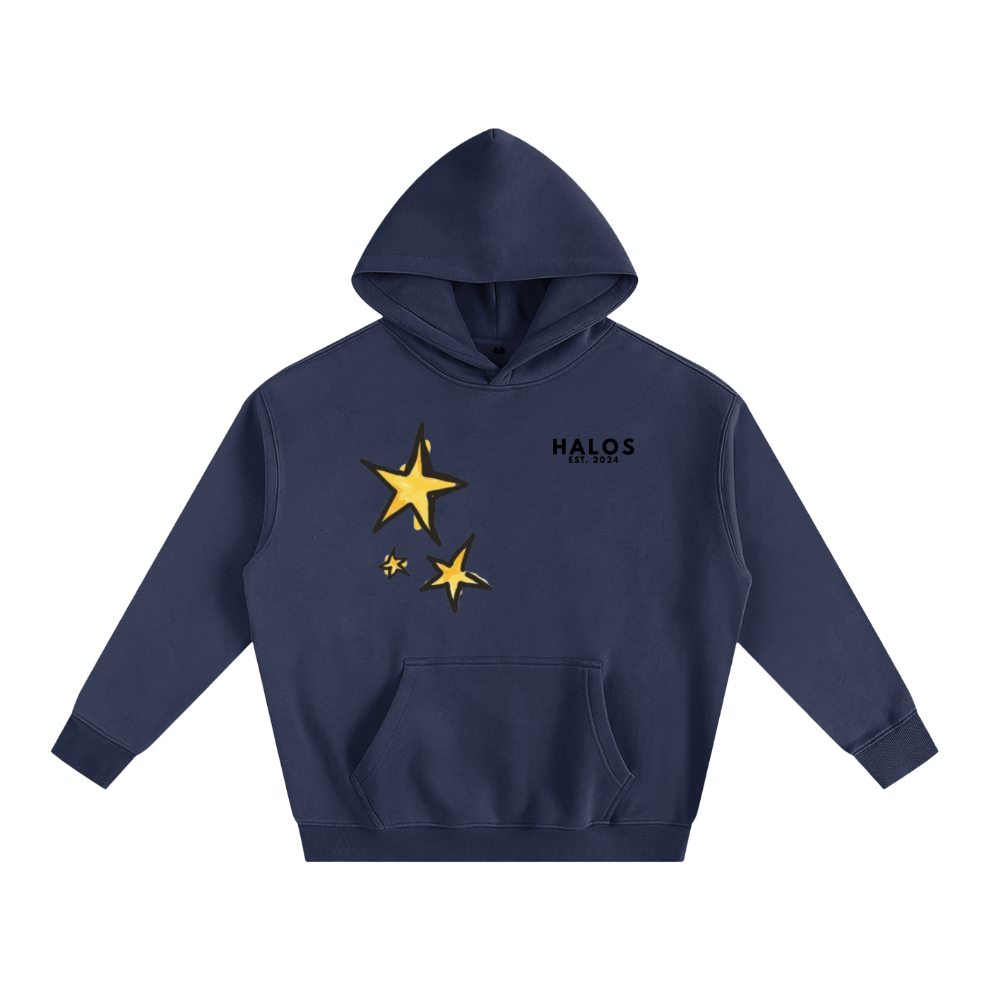 STAR design | Oversize Fleeced Hoodie