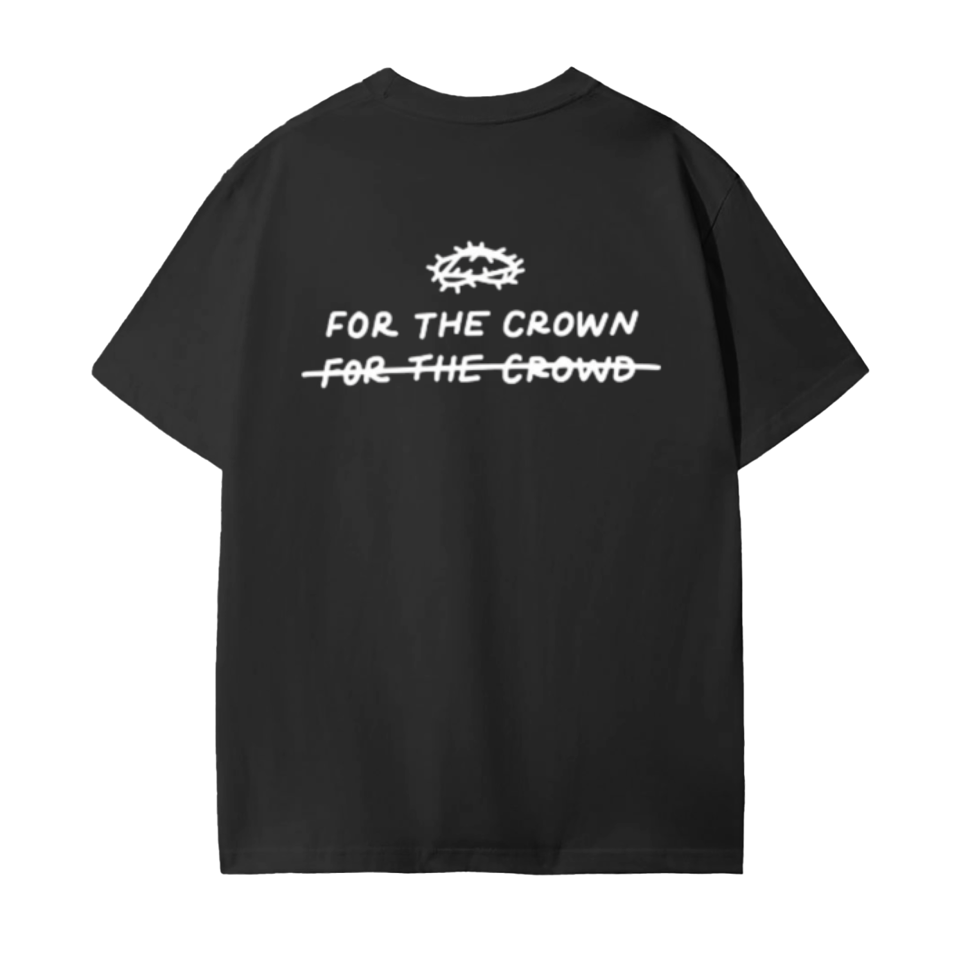 FOR THE CROWN NOT THE CROWD | Unisex Seamless Cotton T-Shirt