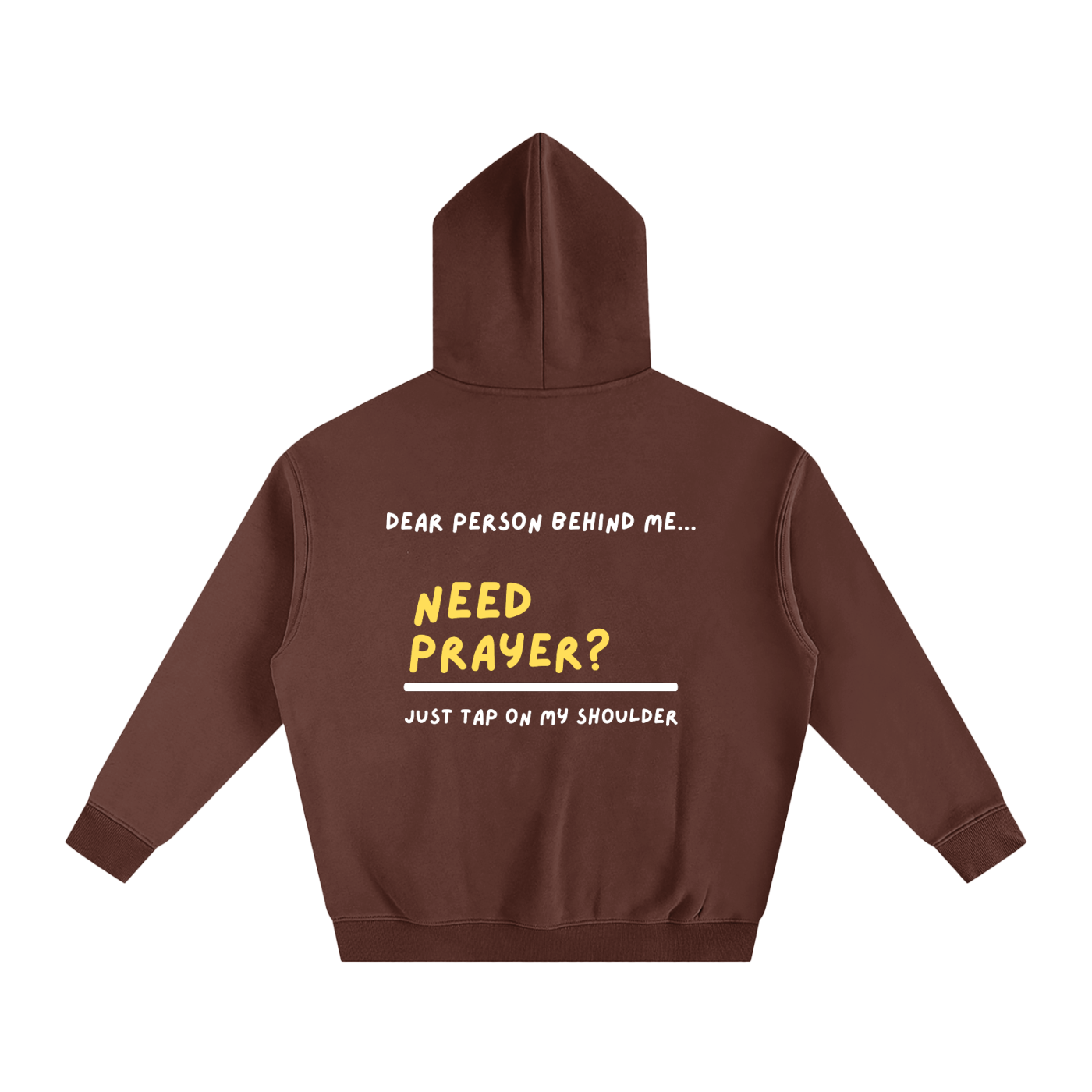 need prayer? | Oversize Fleeced Hoodie