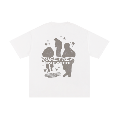 TOGETHER IN FAITH | Oversize Unisex T-shirt - Halos