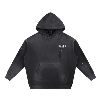 CHOSEN | Vintage Washed Frayed Fleece Hoodie