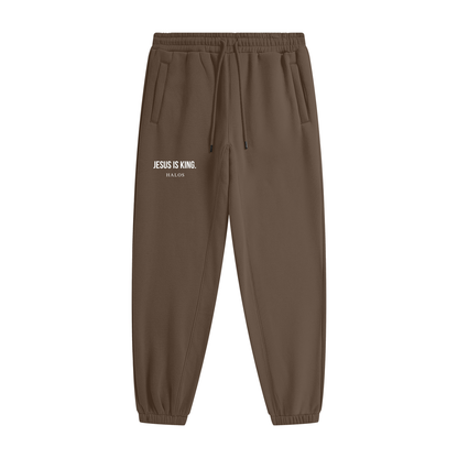 JESUS IS KING | Unisex Heavyweight Fleece Joggers
