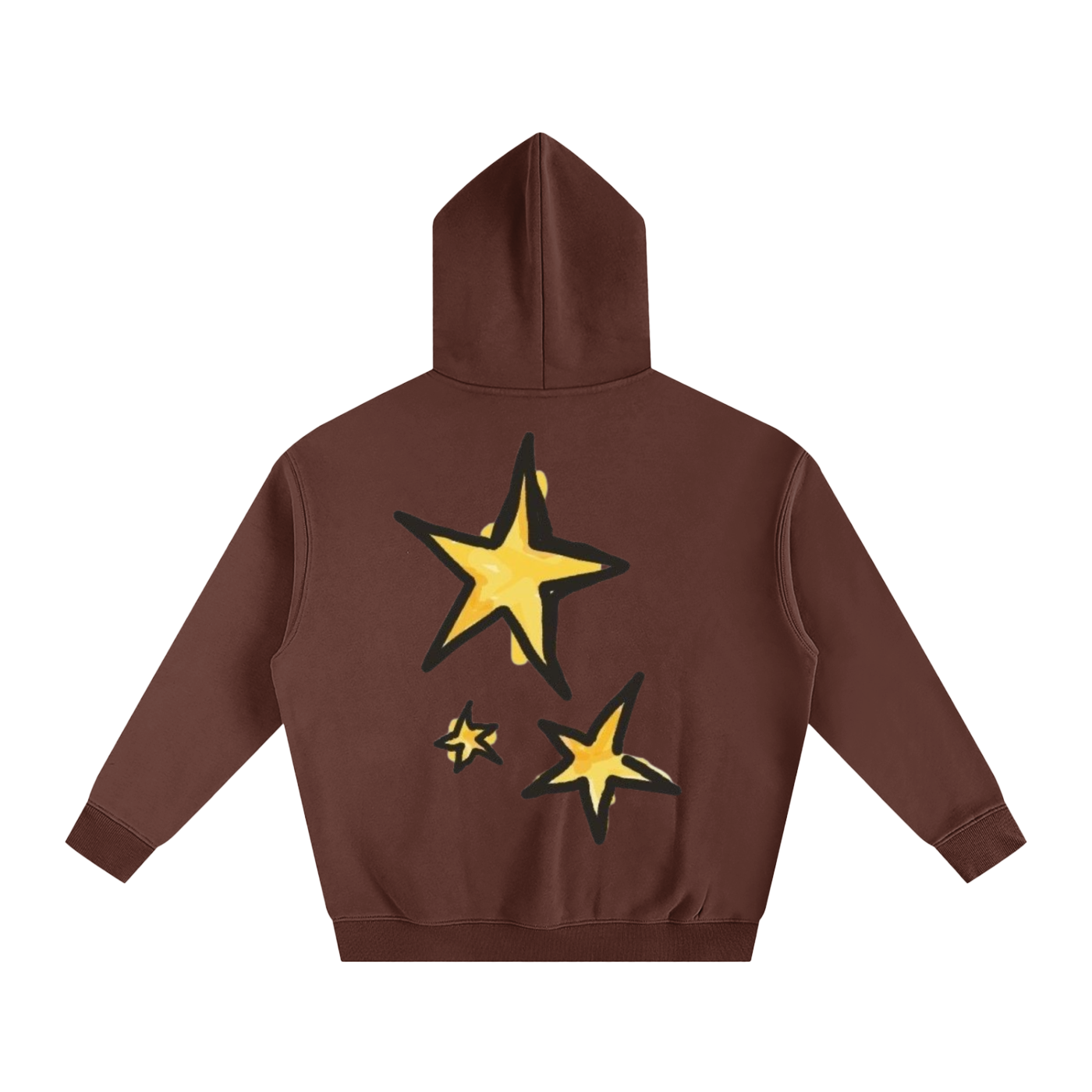 STAR design | Oversize Fleeced Hoodie