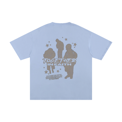 TOGETHER IN FAITH | Oversize Unisex T-shirt - Halos
