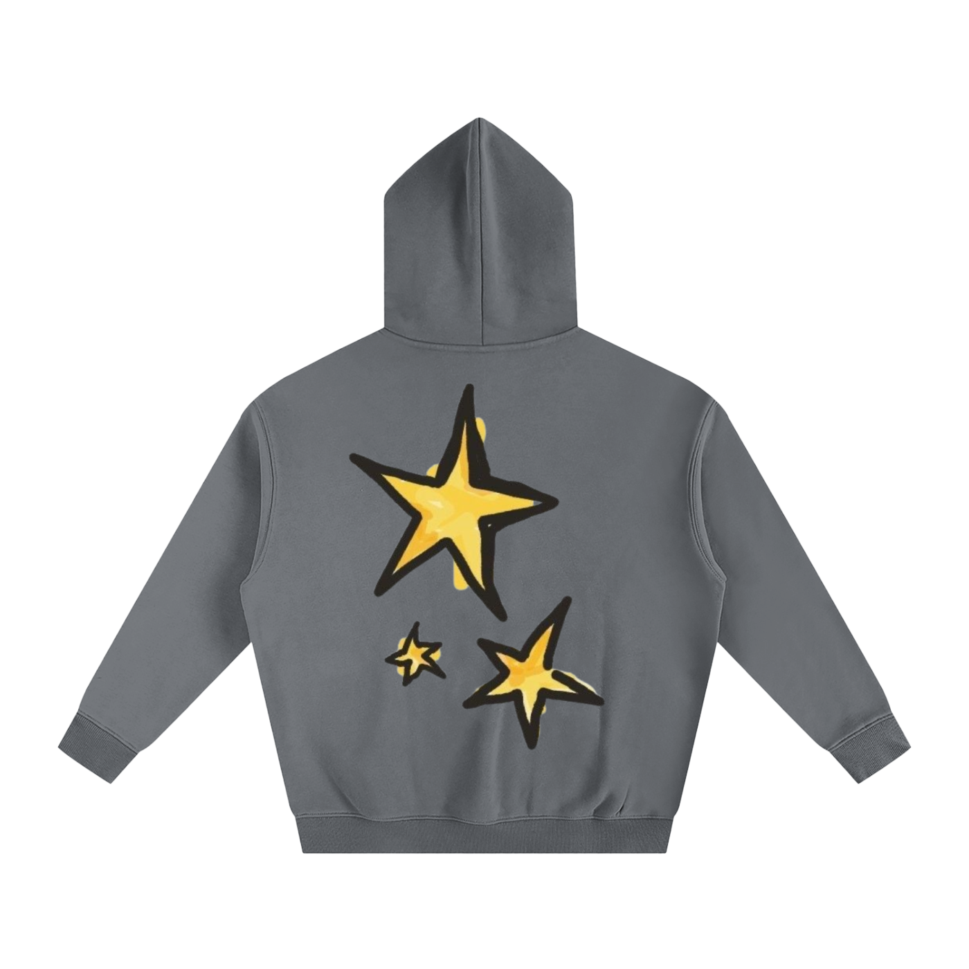 STAR design | Oversize Fleeced Hoodie