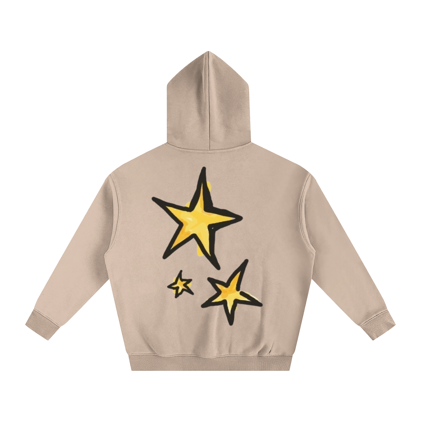 STAR design | Oversize Fleeced Hoodie