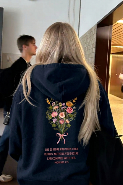 PROVERBS 3:15 | Oversize Fleeced Hoodie