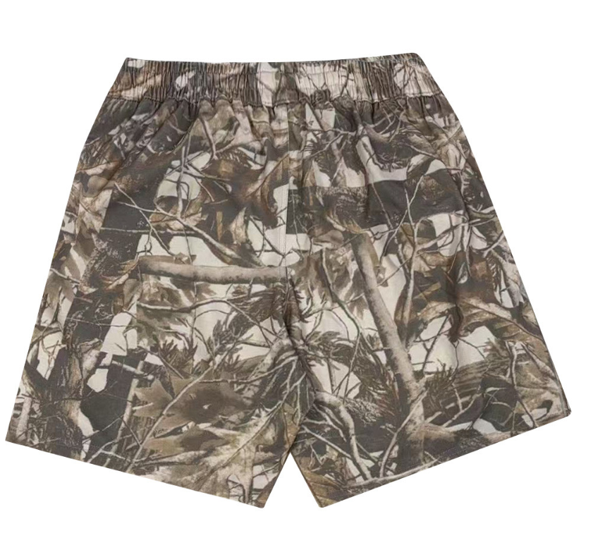 CROSS CAMO SWEATSHORTS