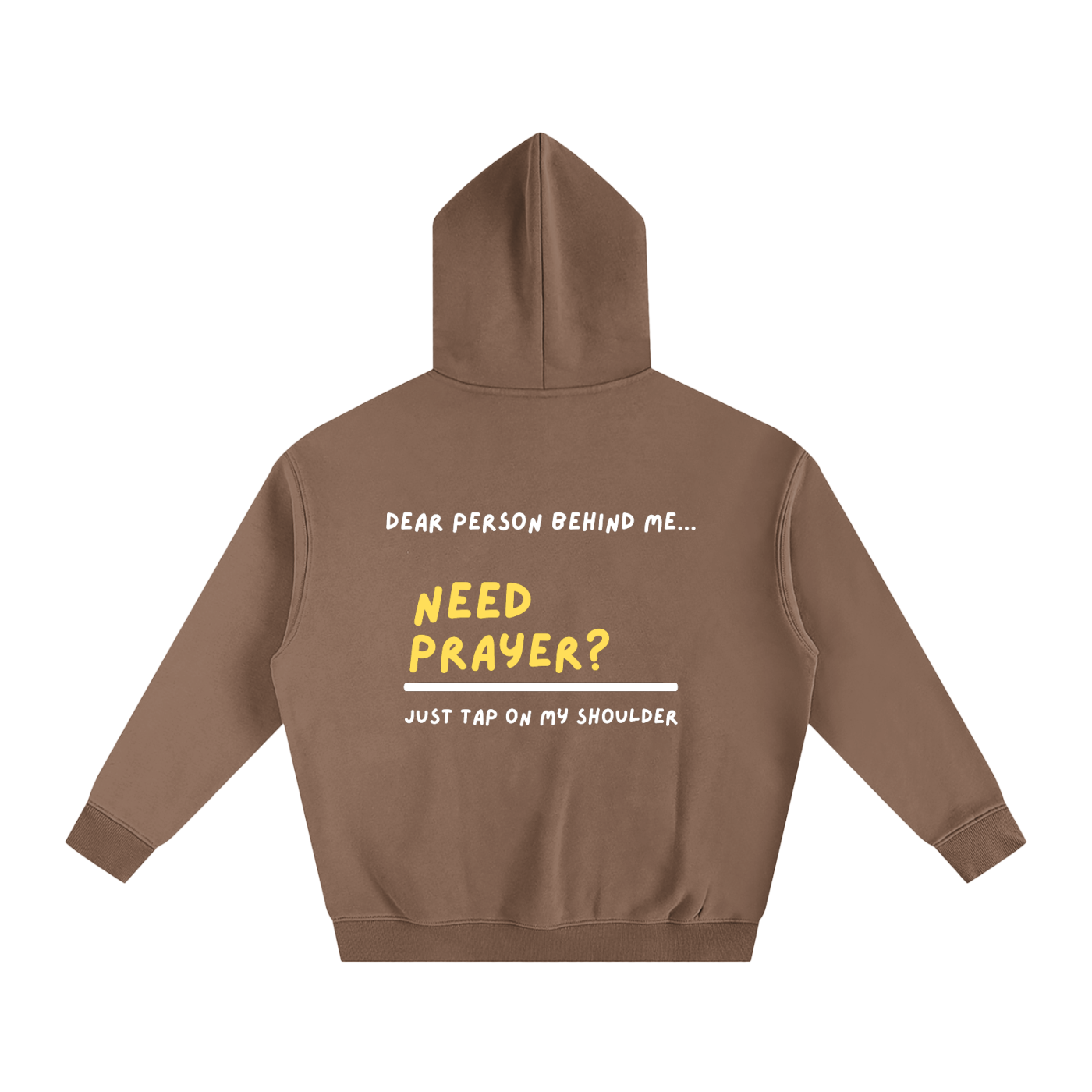 need prayer? | Oversize Fleeced Hoodie