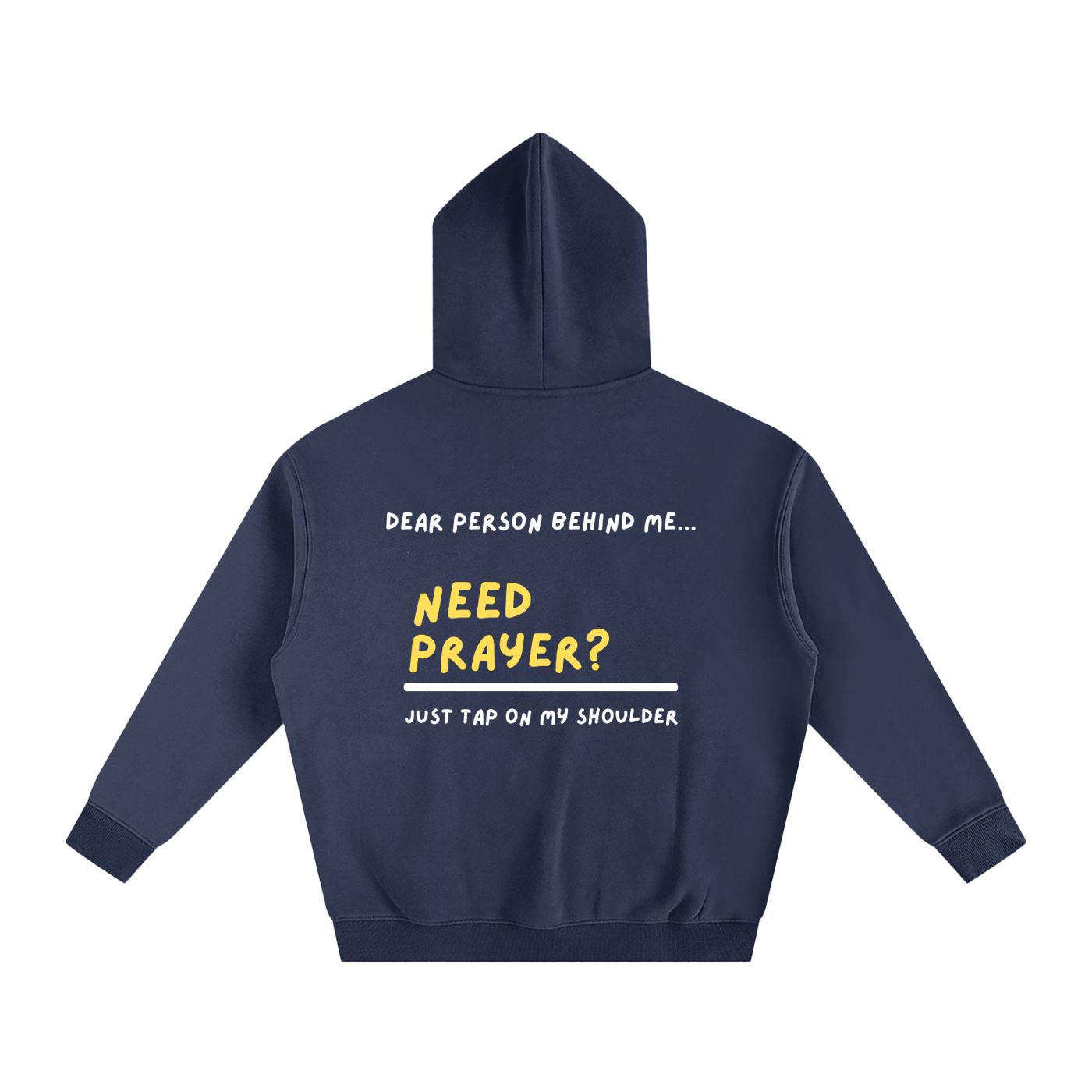 need prayer? | Oversize Fleeced Hoodie