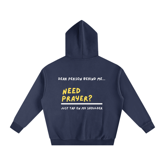 need prayer? | Oversize Fleeced Hoodie