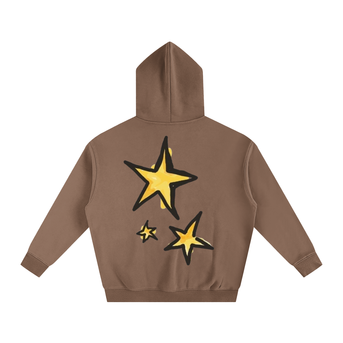 STAR design | Oversize Fleeced Hoodie