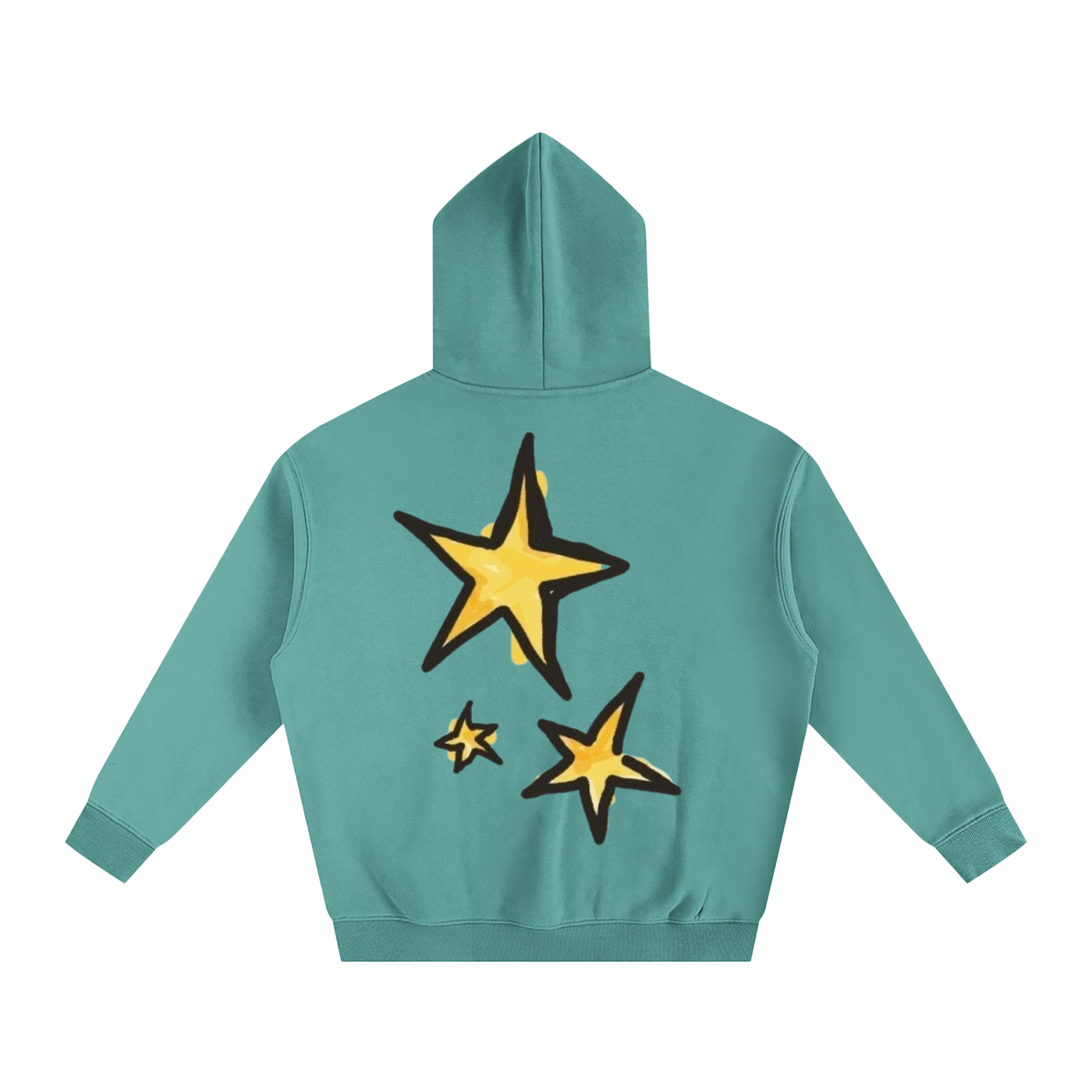 STAR design | Oversize Fleeced Hoodie