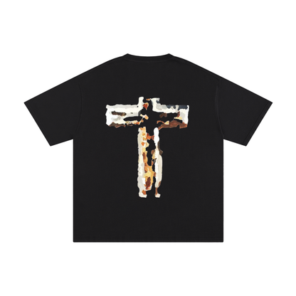 Cross | Oversize Unisex T-shirt - Halos
