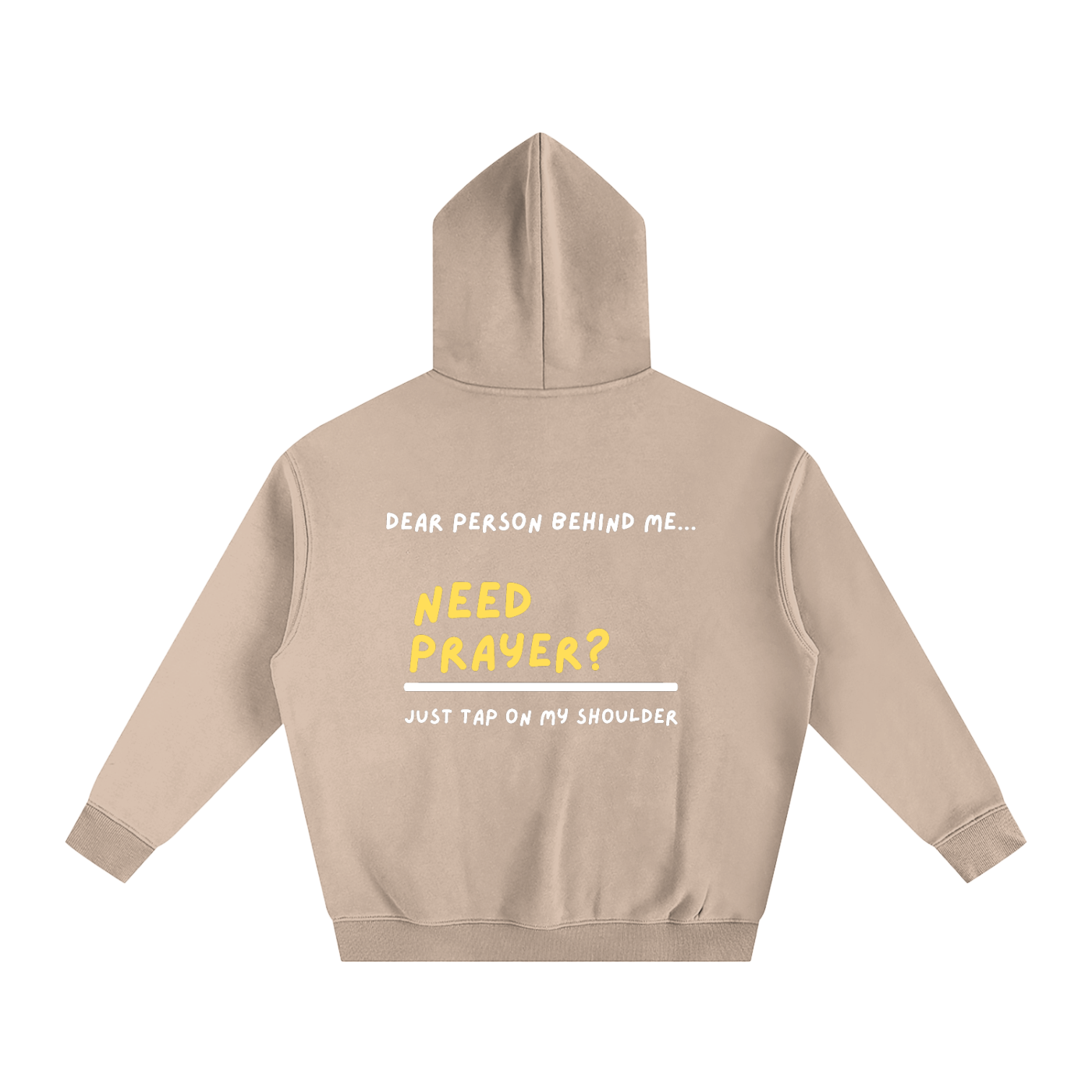 need prayer? | Oversize Fleeced Hoodie