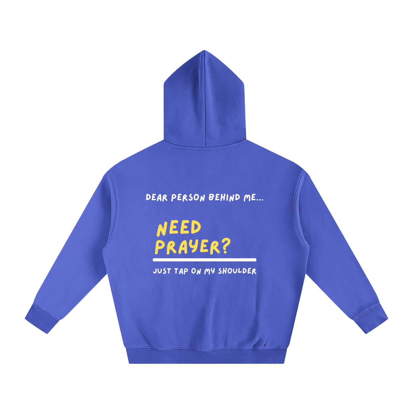 need prayer? | Oversize Fleeced Hoodie
