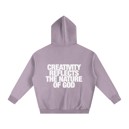 CREATIVITY REFLECTS THE NATURE OF GOD | Oversize Fleeced Hoodie