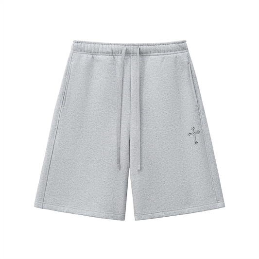 cross sweat shorts