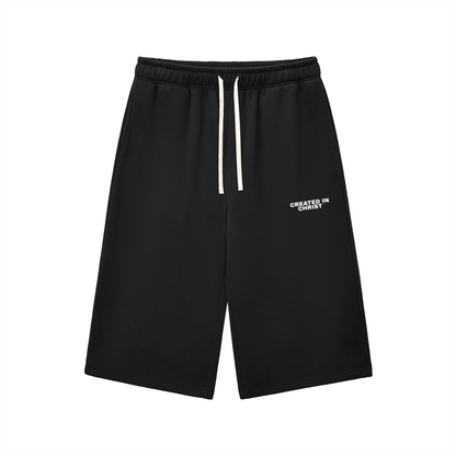 CREATED IN CHRIST looong sweat shorts