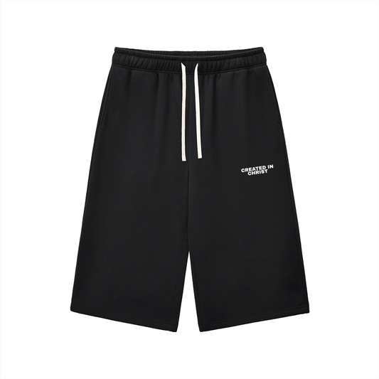 CREATED IN CHRIST looong sweat shorts