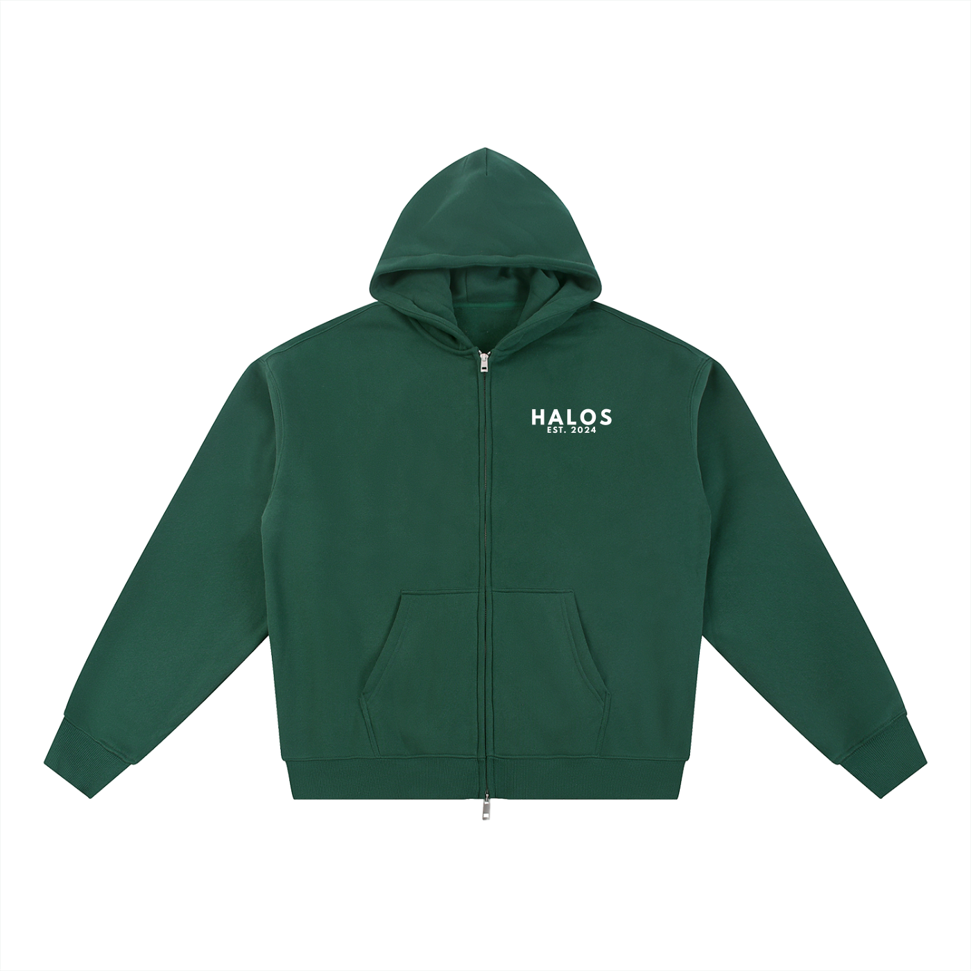Essential Fleece Zip-Through Hoodie