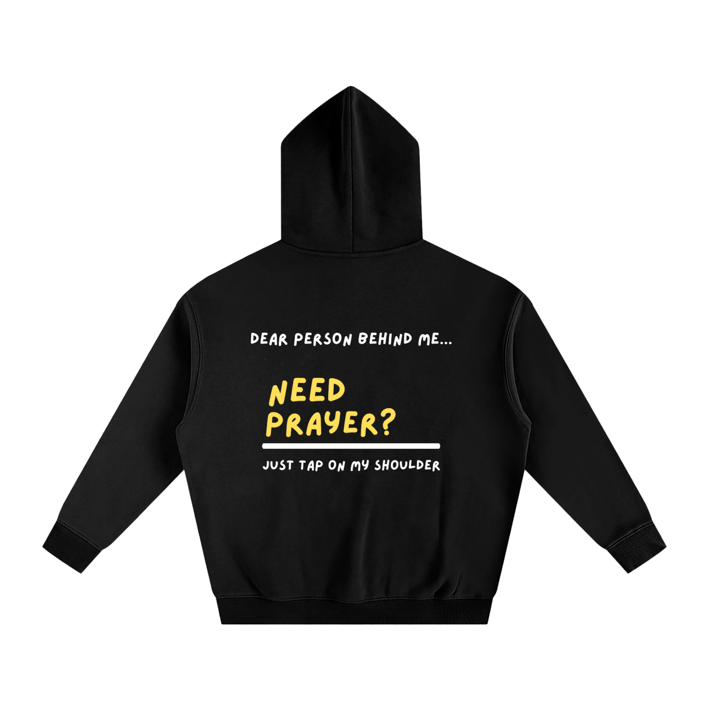 need prayer? | Oversize Fleeced Hoodie