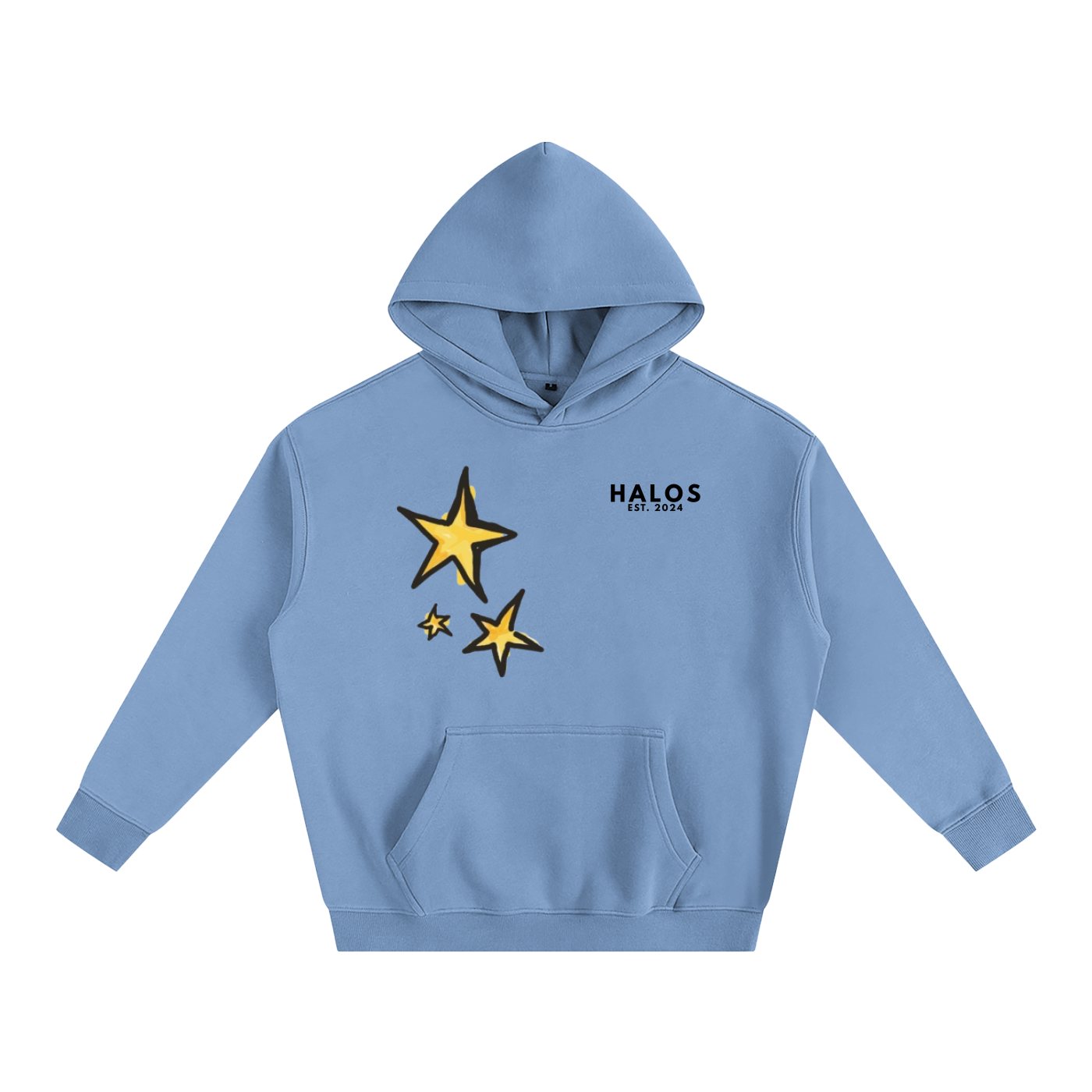 STAR design | Oversize Fleeced Hoodie