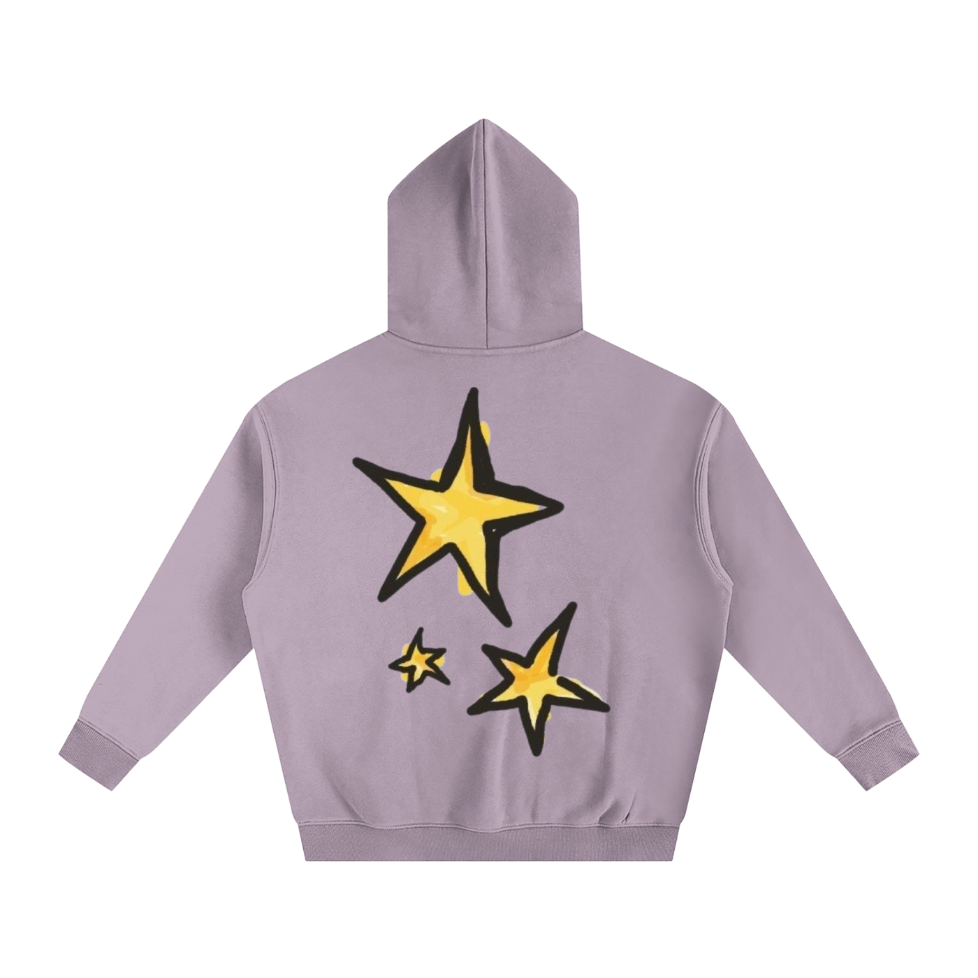 STAR design | Oversize Fleeced Hoodie
