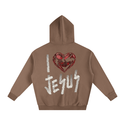 I <3 JESUS | Oversize Fleeced Hoodie